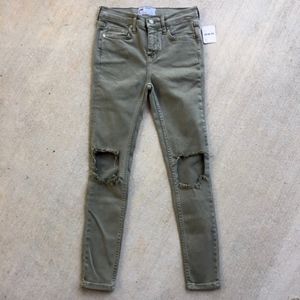 Free people busted knee jeans